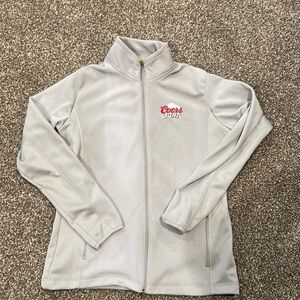 Coors Light Zipup Fleece.